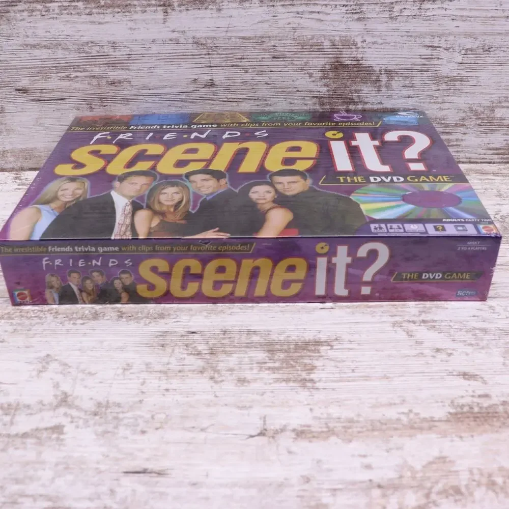 Friends Scene It Board Game DVD Trivia Game New Sealed